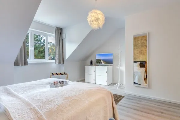 Schlafzimmer  Bernsteinquartier, Ferienhaus 09c "Ostseenest"