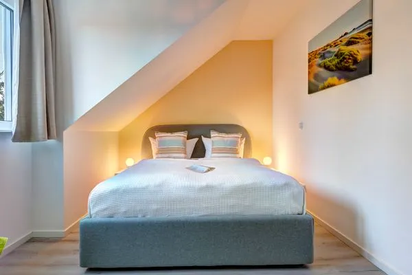 Schlafzimmer  Bernsteinquartier, Ferienhaus 09c "Ostseenest"