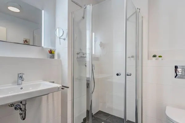 Badezimmer  Bernsteinquartier, Ferienhaus 09c "Ostseenest"