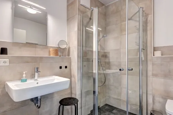 Badezimmer  Bernsteinquartier, Ferienhaus 10b