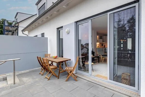 Terrasse  Bernsteinquartier, Ferienhaus 10b