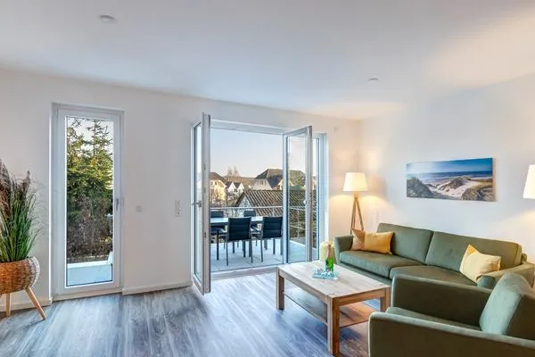 Wohnzimmer  Bernsteinquartier, Ferienhaus 10c