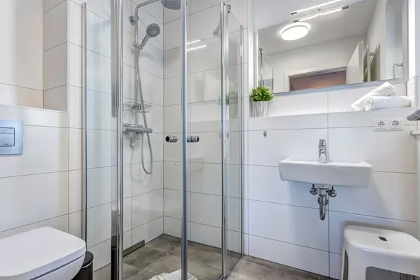 Badezimmer  Bernsteinquartier, Ferienhaus 10c