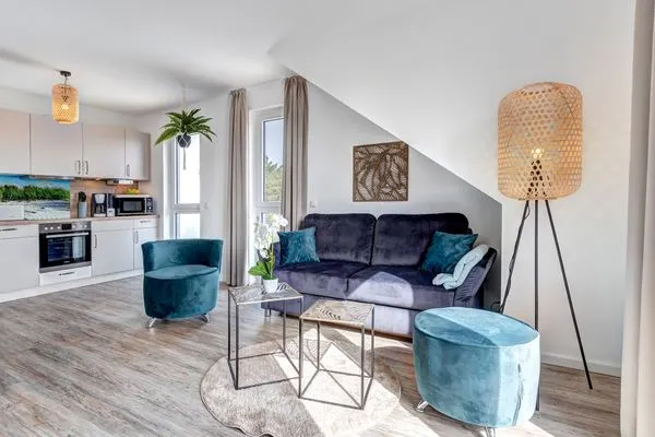 Wohnzimmer  Bernsteinquartier, Whg. 11.88