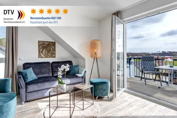 Wohnzimmer  Bernsteinquartier, Whg. 11.88