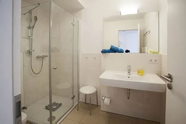 Badezimmer  Residenz am Balmer See, Whg. 01