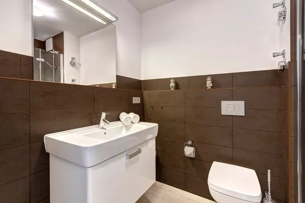 Badezimmer  Residenz am Balmer See, Whg. 04