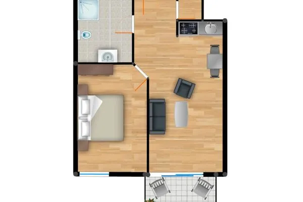 Grundriss  Residenz am Balmer See, Whg. 04