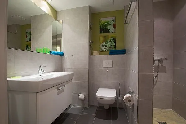 Badezimmer  Residenz am Balmer See, Whg. 05