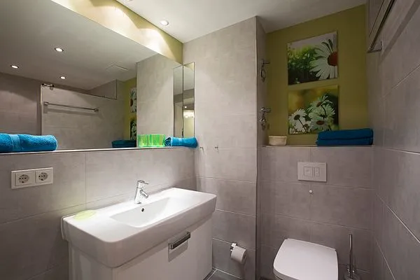 Badezimmer  Residenz am Balmer See, Whg. 05