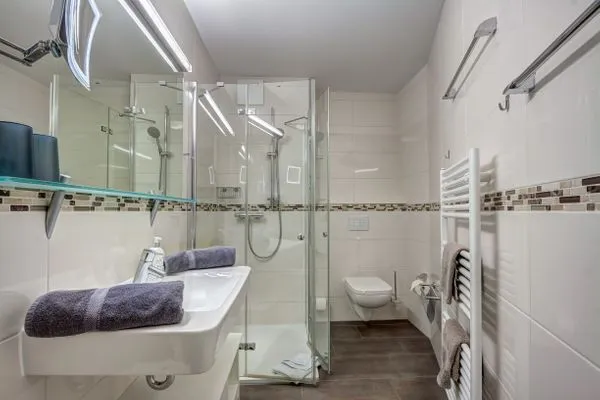 Badezimmer  Residenz am Balmer See, Whg. 08