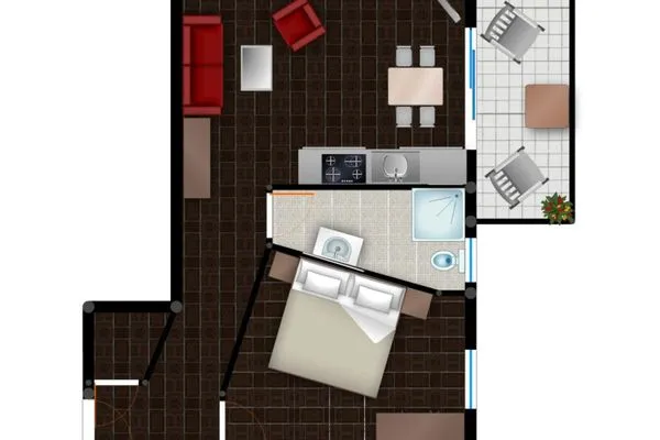 Grundriss  Residenz am Balmer See, Whg. 13