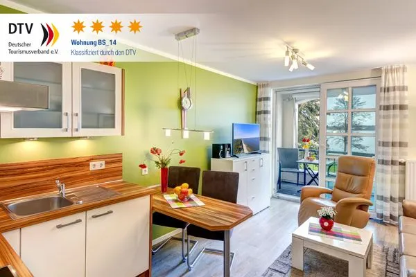 Wohnzimmer  Residenz am Balmer See, Whg. 14