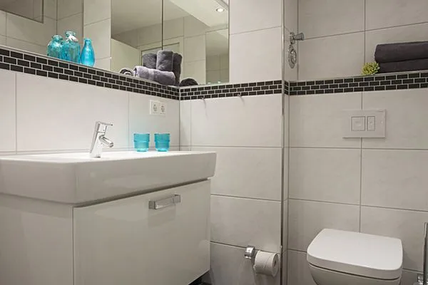 Badezimmer  Residenz am Balmer See, Whg. 19