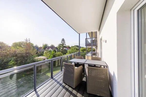 Ferienwohnung Seeräuber Ostseebad Wustrow Balkon  Seeräuber