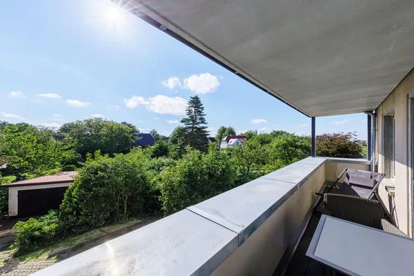 Ferienwohnung Strandräuber Ostseebad Wustrow ZweiWasser Alte Seefahrtschule Balkon  Strandräuber