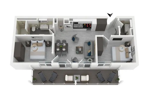 Ferienwohnung Strandräuber Ostseebad Wustrow ZweiWasser Alte Seefahrtschule Grundriss  Strandräuber