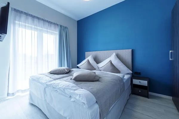 Ferienwohnung Marco Polo Ostseebad Wustrow ZweiWasser Alte Seefahrtschule Schlafzimmer  Marco Polo Suite