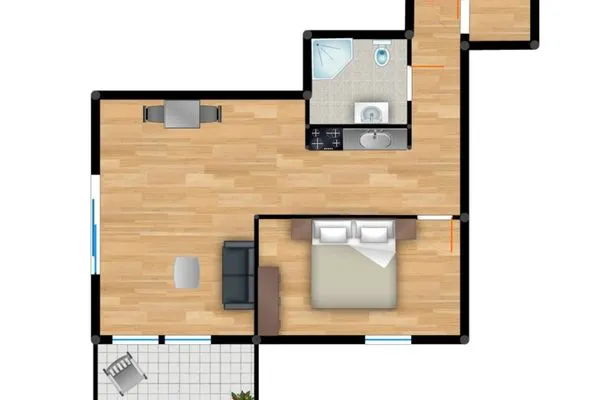 Grundriss  Residenz am Balmer See, Whg. 20