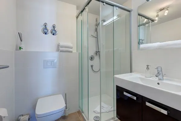 Badezimmer  Residenz am Balmer See, Whg. 25