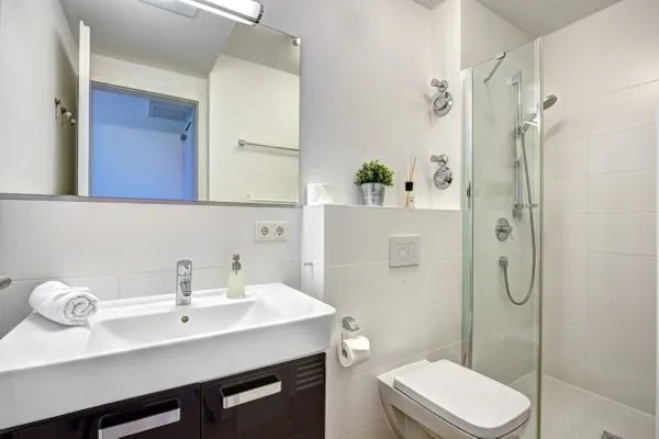 Badezimmer  Residenz am Balmer See, Whg. 26