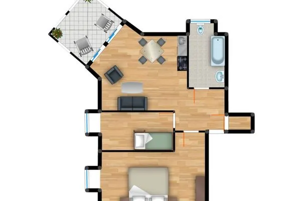 Grundriss  Residenz am Balmer See, Whg. 33