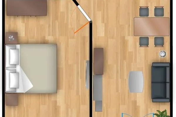 Grundriss  Residenz am Balmer See, Whg. 35