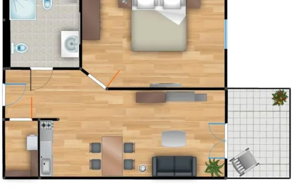 Grundriss  Residenz am Balmer See, Whg. 36