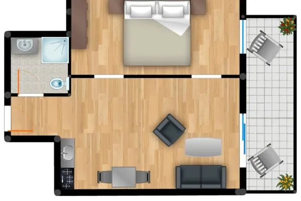 Grundriss  Residenz am Balmer See, Whg. 38