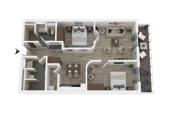 Ferienwohnung Humboldsuite Ostseebad Wustrow ZweiWasser Alte Seefahrtschule Grundriss  Humboldtsuite