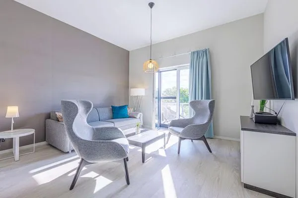 Ferienwohnung Vasco da Gama Suite Ostseebad Wustrow ZweiWasser Alte Seefahrtschule Wohnzimmer  Vasco da Gama Suite