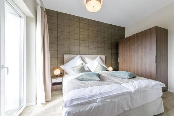 Ferienwohnung Störtebeker Suite Ostseebad Wustrow ZweiWasser Alte Seefahrtschule Schlafzimmer  Störtebeker Suite