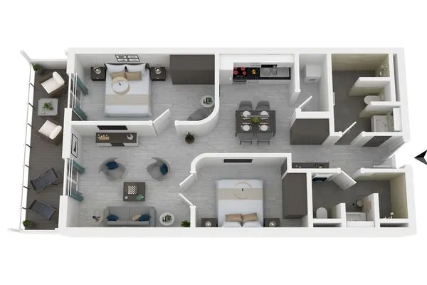 Grundriss  James Cook Suite