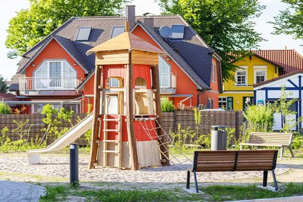 Ferienwohnung Ankerplatz Ostseebad Wustrow ZweiWasser Alte Seefahrtschule Umgebung  Ankerplatz