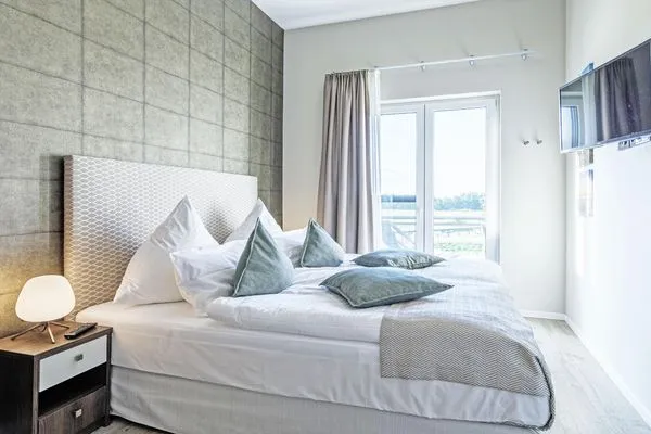 Ferienwohnung Ankerplatz Ostseebad Wustrow ZweiWasser Alte Seefahrtschule Schlafzimmer  Ankerplatz