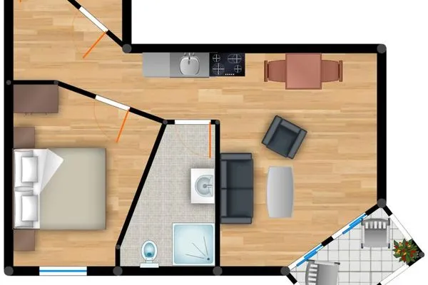 Grundriss  Residenz am Balmer See, Whg. 50