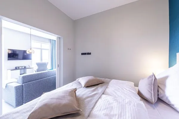 Ferienwohnung Ostseeperle Ostseebad Wustrow ZweiWasser Alte Seefahrtschule Schlafzimmer  Ostseeperle