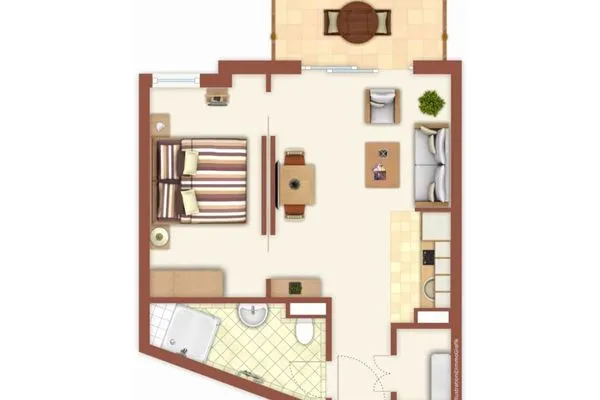 Grundriss  Residenz am Balmer See, Whg. 56