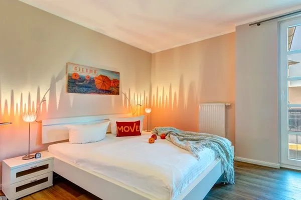 Schlafzimmer  Residenz am Balmer See, Whg. 61