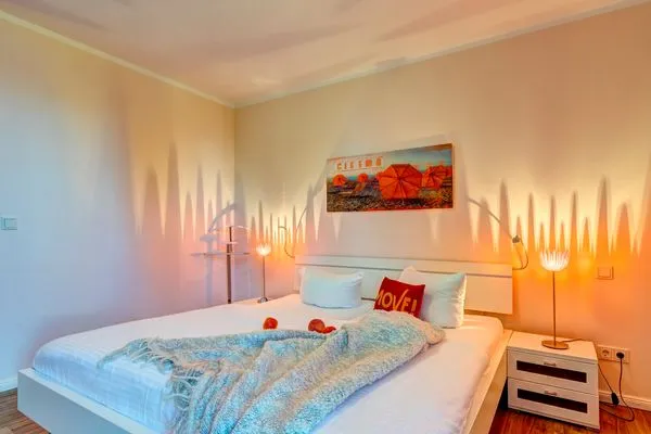 Schlafzimmer  Residenz am Balmer See, Whg. 61