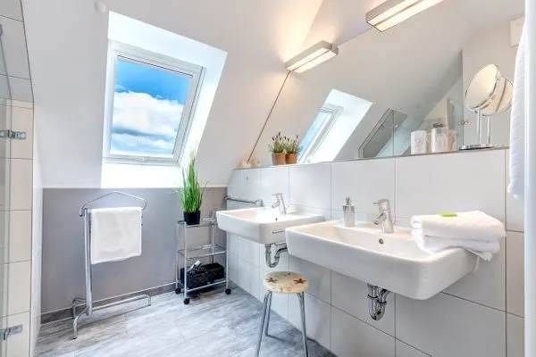 Badezimmer  Residenz am Balmer See, Whg. 65