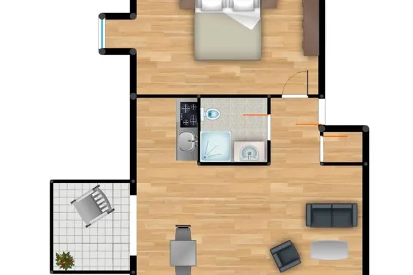 Grundriss  Residenz am Balmer See, Whg. 71