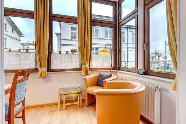 Wohnzimmer  Haus Meerblick, Whg. 04