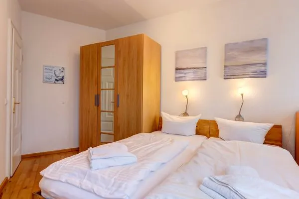 Schlafzimmer  Haus Meerblick, Whg. 04
