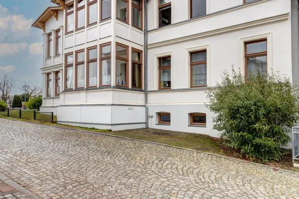 Fassade / Eingang  Haus Meerblick, Whg. 04