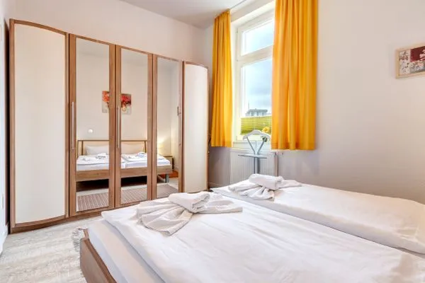 Schlafzimmer  Haus Meerblick, Whg. 10