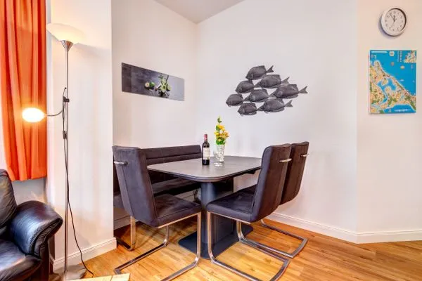 Wohnzimmer  Haus Meerblick, Whg. 12