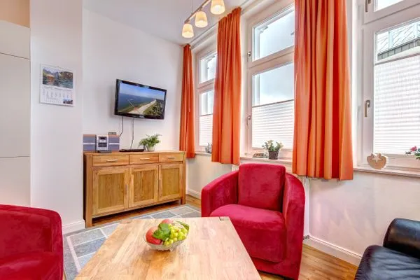 Wohnzimmer  Haus Meerblick, Whg. 12