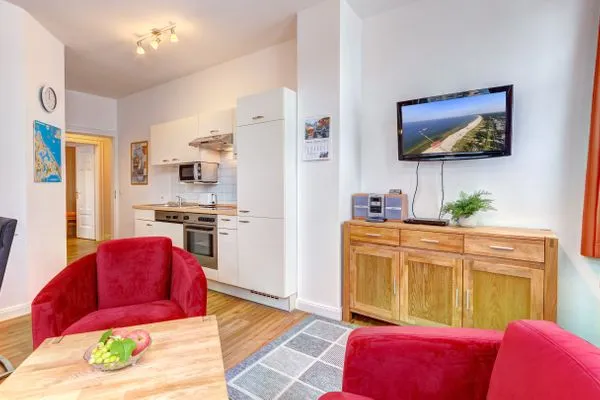 Wohnzimmer  Haus Meerblick, Whg. 12