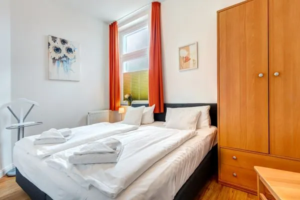 Bett  Haus Meerblick, Whg. 12